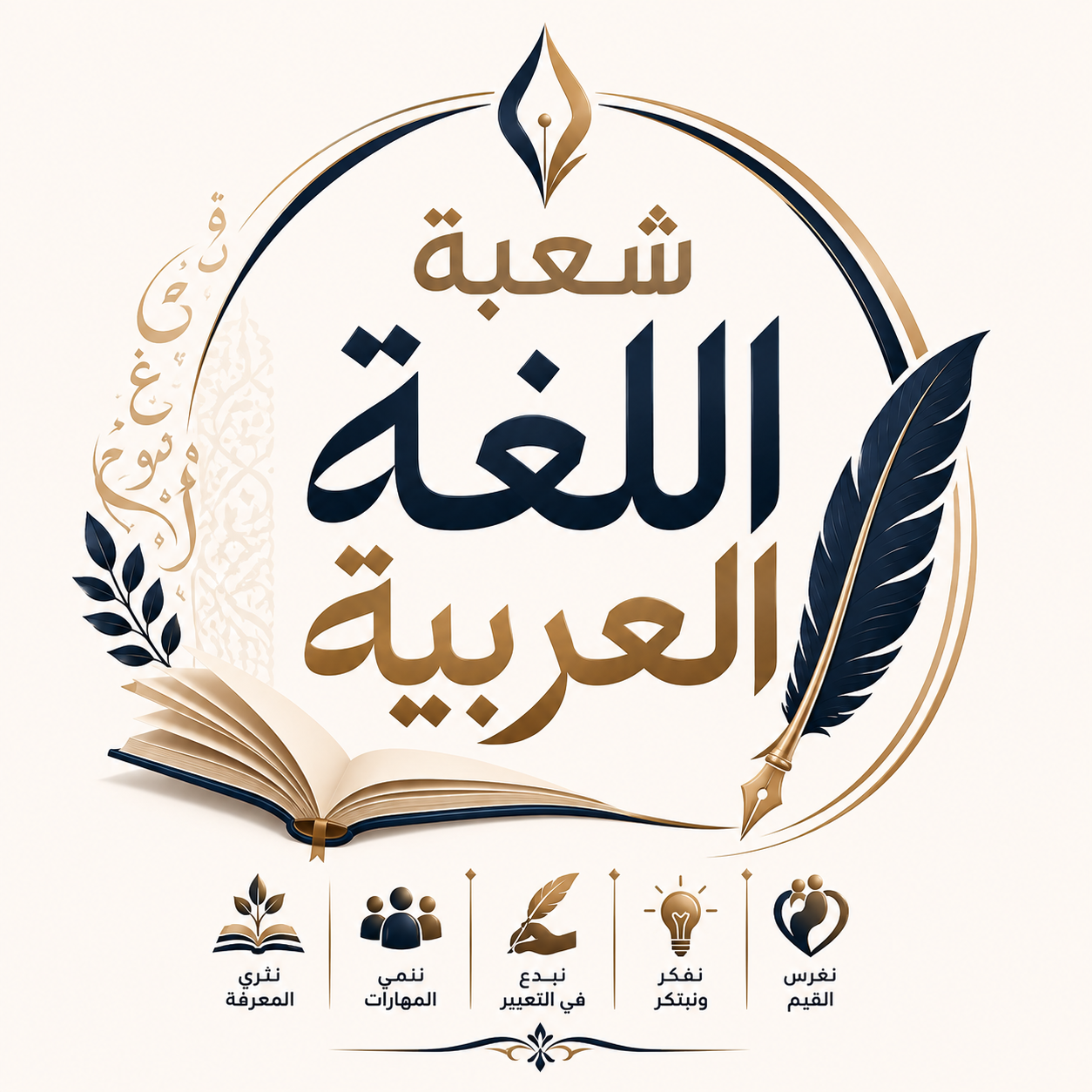 شعار شعبة اللغة العربية